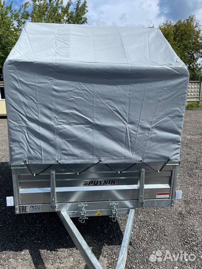 Прицеп «Спутник» 2540х1300х370 с высоким тентом