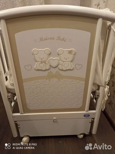 Детская кроватка pali с маятниковым механизмом