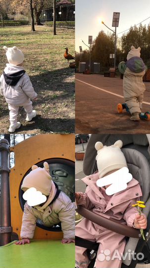 Шапка с ушками Carrot 44-46