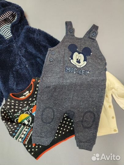 Фирменные вещи на мальчика 0-3м