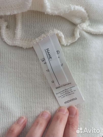 Манишка новая детская снуд шерсть мериноса 100