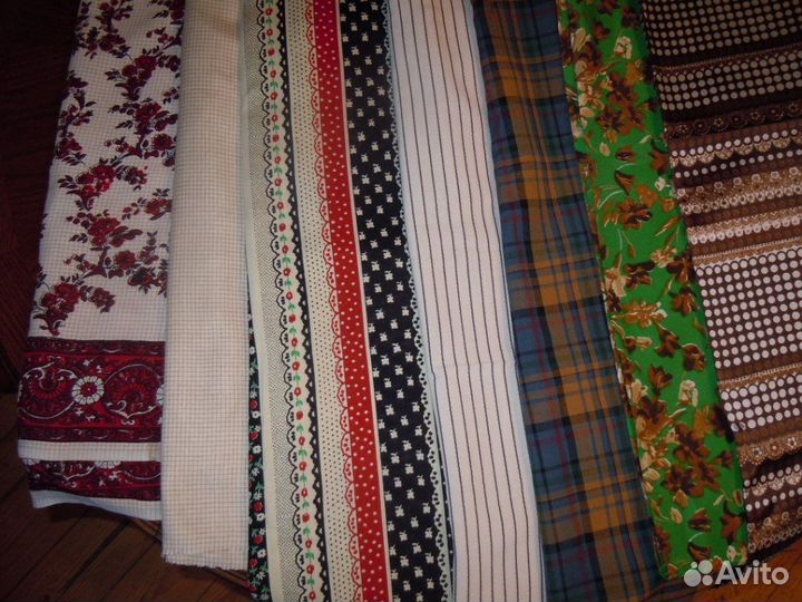 Отрезы х/б шерсть шелк СССР