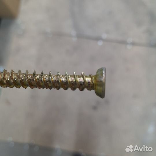 Саморез по бетону 7.5*152 мм ш:TX ц:желтый