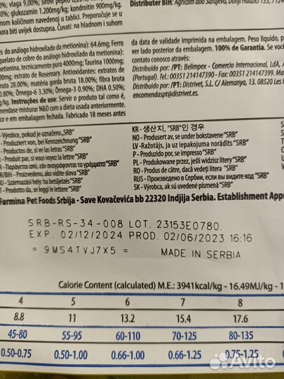 Сухой корм для собак