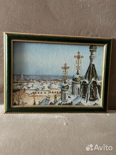 Картина холст на картоне