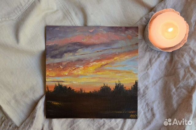 Картины маслом и акрилом. Живопись. Пейзаж