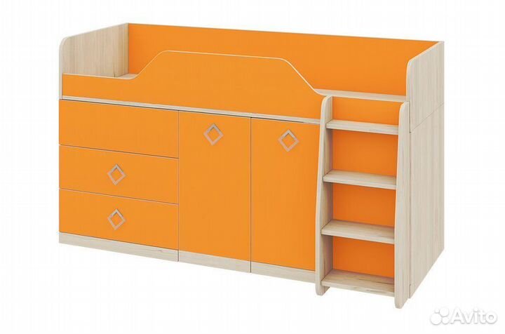 Детская кровать чердак со столом бесплатно