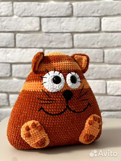 Подушка игрушка Кот с хвостом