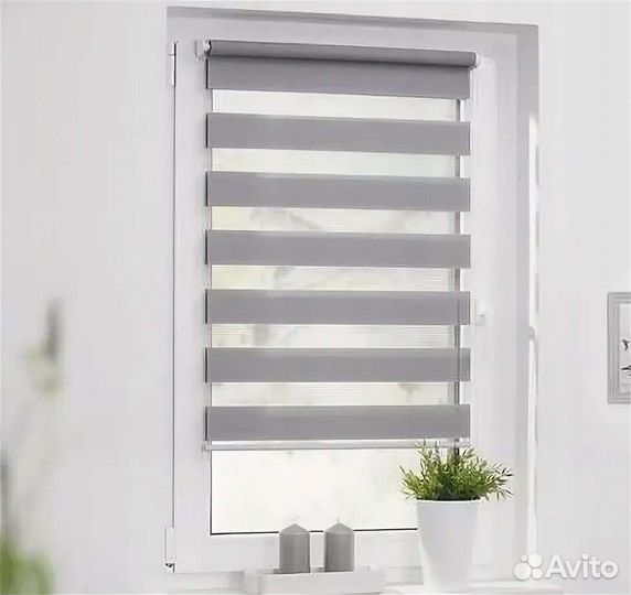 Рулонные шторы день-ночь