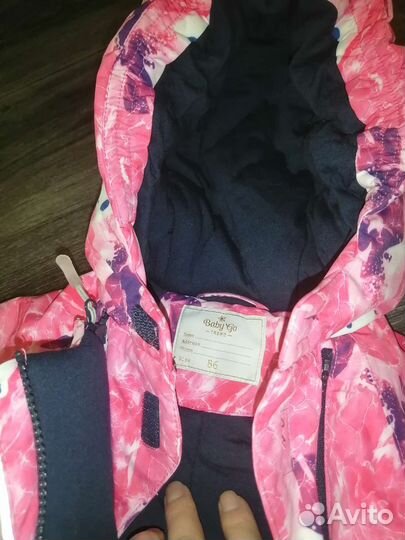 Зимний комбинезон для девочки 86