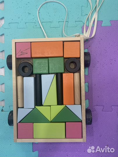 Тележка с кубиками IKEA