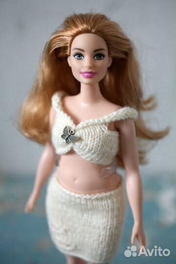 Барби пышка с набором одежды