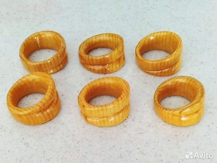 Новые кольца для салфеток деревянные