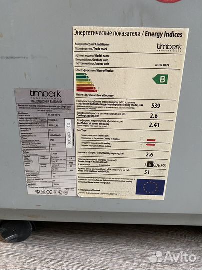 Мобильный кондиционер бу