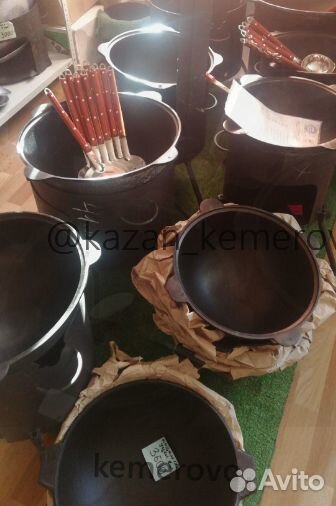 Казан Чугунный. Казан Чугунный. Большой выбор