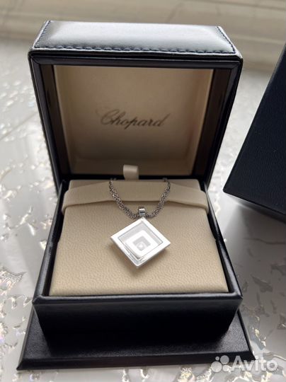 Золотая подвеска chopard