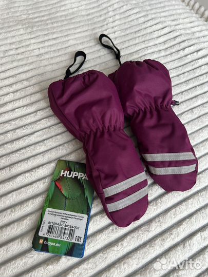Краги-варежки huppa roy зимние, р. 2, фиолетовые