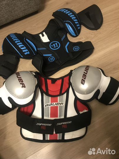 Нагрудник хоккейный детский, bauer, warrior