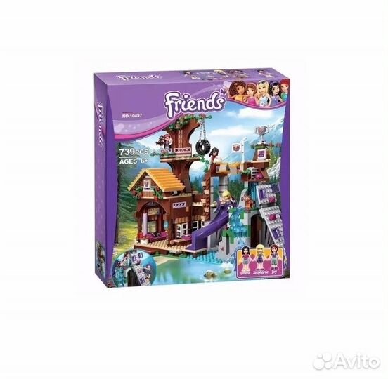 Коструктор Друзья Дом на дереве 739дет Г10497