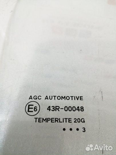 Стекло двери заднее правое Mitsubishi Outlander GF