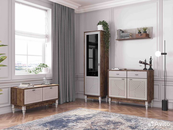 Новая Тумба под телевизор трехдверная 