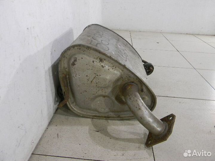 Задняя банка глушителя