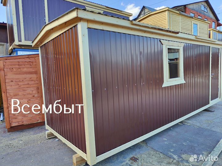 Теплая строительная бытовка