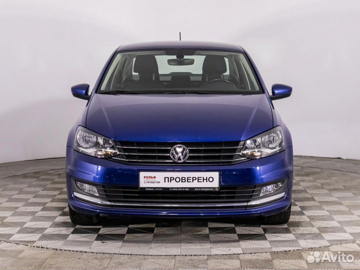 Volkswagen Polo 1.6 AT, 2017, 73 668 км