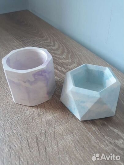 Кашпо из гипса