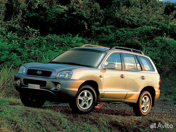 Лобовое стекло на Hyundai Santa Fe 1. 00-12г