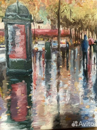 Вольная копия картины Эжена Джей Папроски. Масло