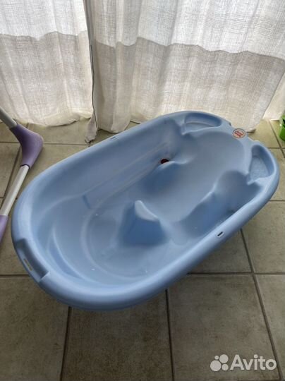 Детская ванночка с местом для сидения