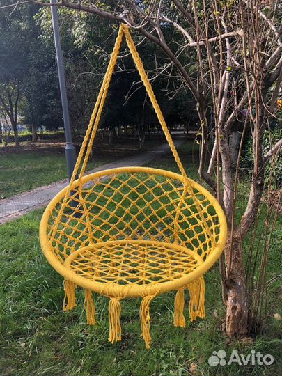 Кресло-гамак подвесное плетеное