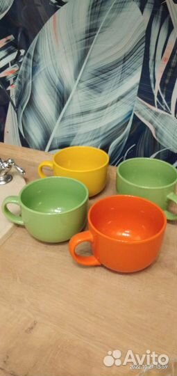 Бульонные чашки/ большие кружки 2 в 1