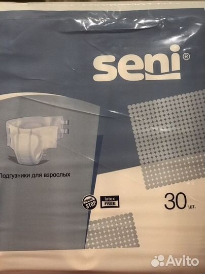 Памперсы для взрослых seni 3