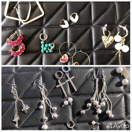 Серьги бижутерия