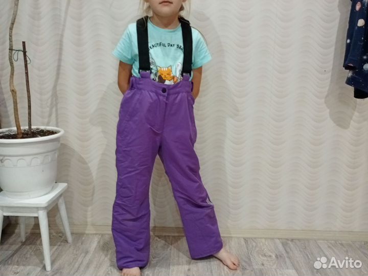 Штаны на девочку 122 осень