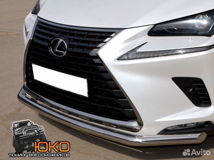 Защита переднего бампера Lexus NX200/NX300