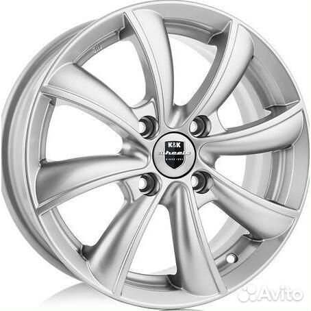 Диски K&K Бриз 6x15 4*100 ET46 DIA54.1 Дарк платинум Литой
