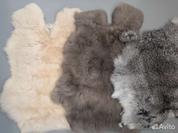 Мех кролика. Натуральный, выделанные шкурки