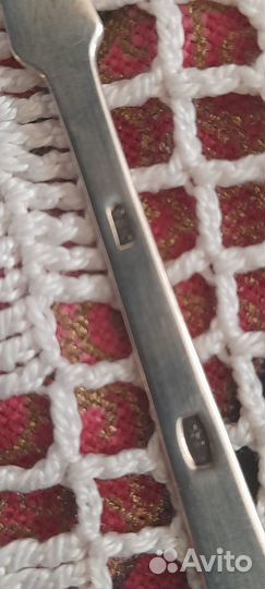 Серебро.вилочки для лимона. Чернь