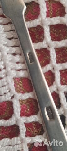 Серебро.вилочки для лимона. Чернь