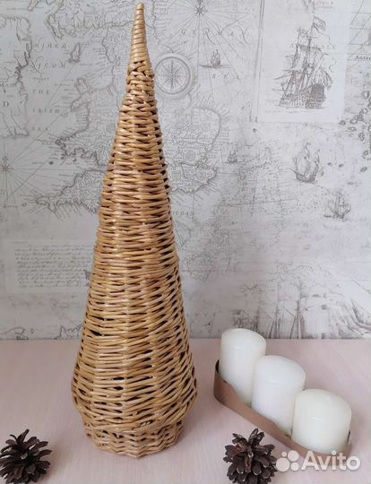 Плетёная упаковка для шампанского