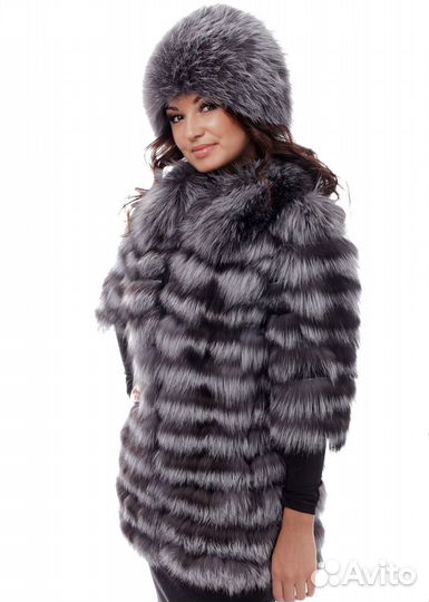 Шапка из чернобурки Модель № Ш205