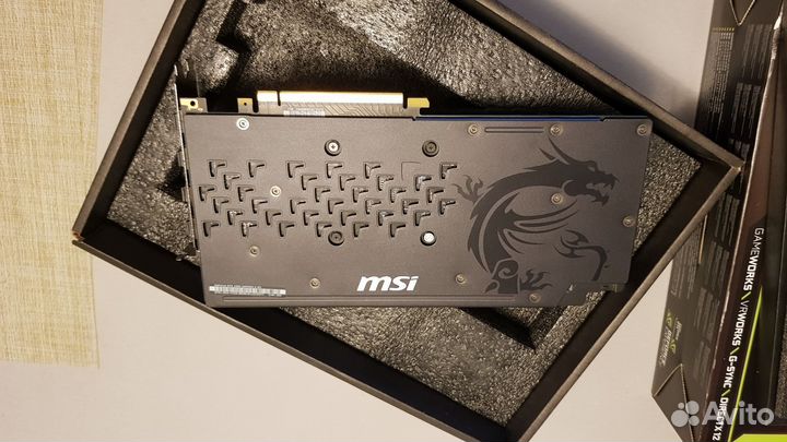 Видеокарта MSI GTX 1060 6gb Gaming X