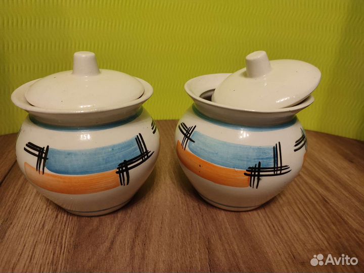 Керамические горшки для запекания (2 шт)