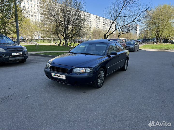Volvo S60 2.4 AT, 2004, 252 369 км