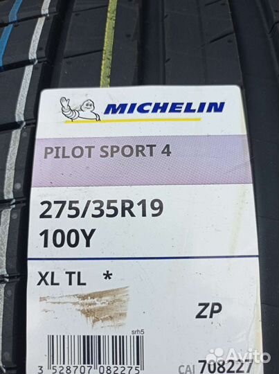 Michelin Pilot Sport 4 275/35 R19 и 245/40 R19 98Y