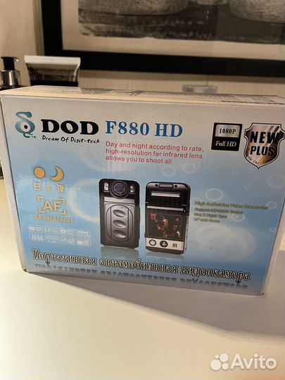 Видеорегистратор dod f880 hd новый