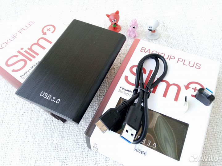 Внешний накопитель 500 Гб USB 3.0